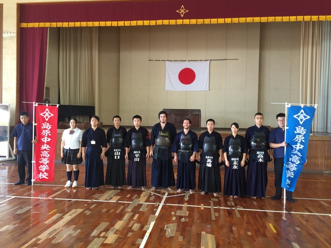 Picture with Kendo team